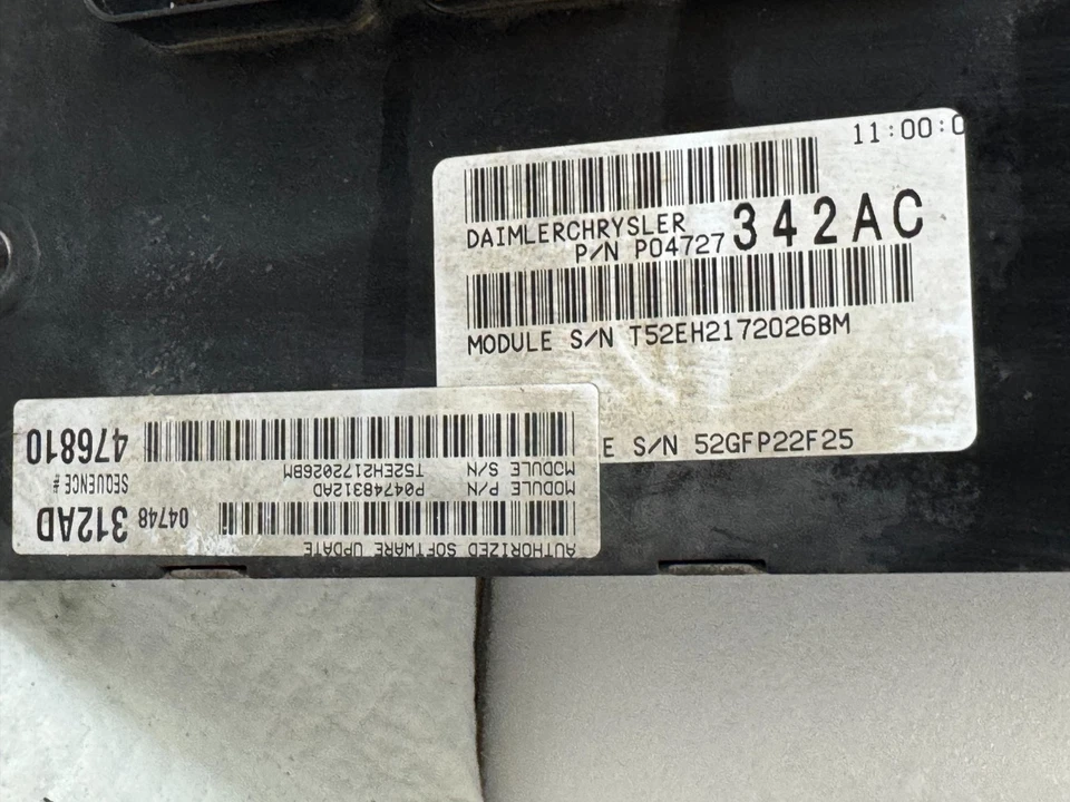 2003 Dodge CARAVAN Engine Computer ECU ECM P04727342AC OEM (AA 662) - Imagem 4 de 4