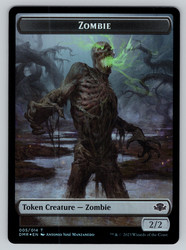 Zombie // Cat Double-Sided Token 008 Dominaria Remastered Foil