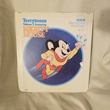 Vintage Terrytoons Featuring Mighty Mouse Vol 1 RCA SelectaVision CED VideoDisc