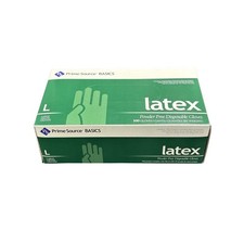 Large Latex Gloves, Box of 100, Beige