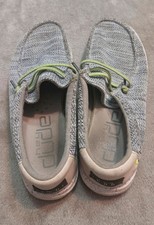 HEY DUDE Wally Youth Sox Stone Gray Slip-on Loafers Shoes Youth Size 6
