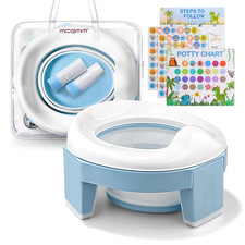 MCGMITT Potty Training Toilet Seat for Toddlers Boys Girls, Portable Baby Toilet