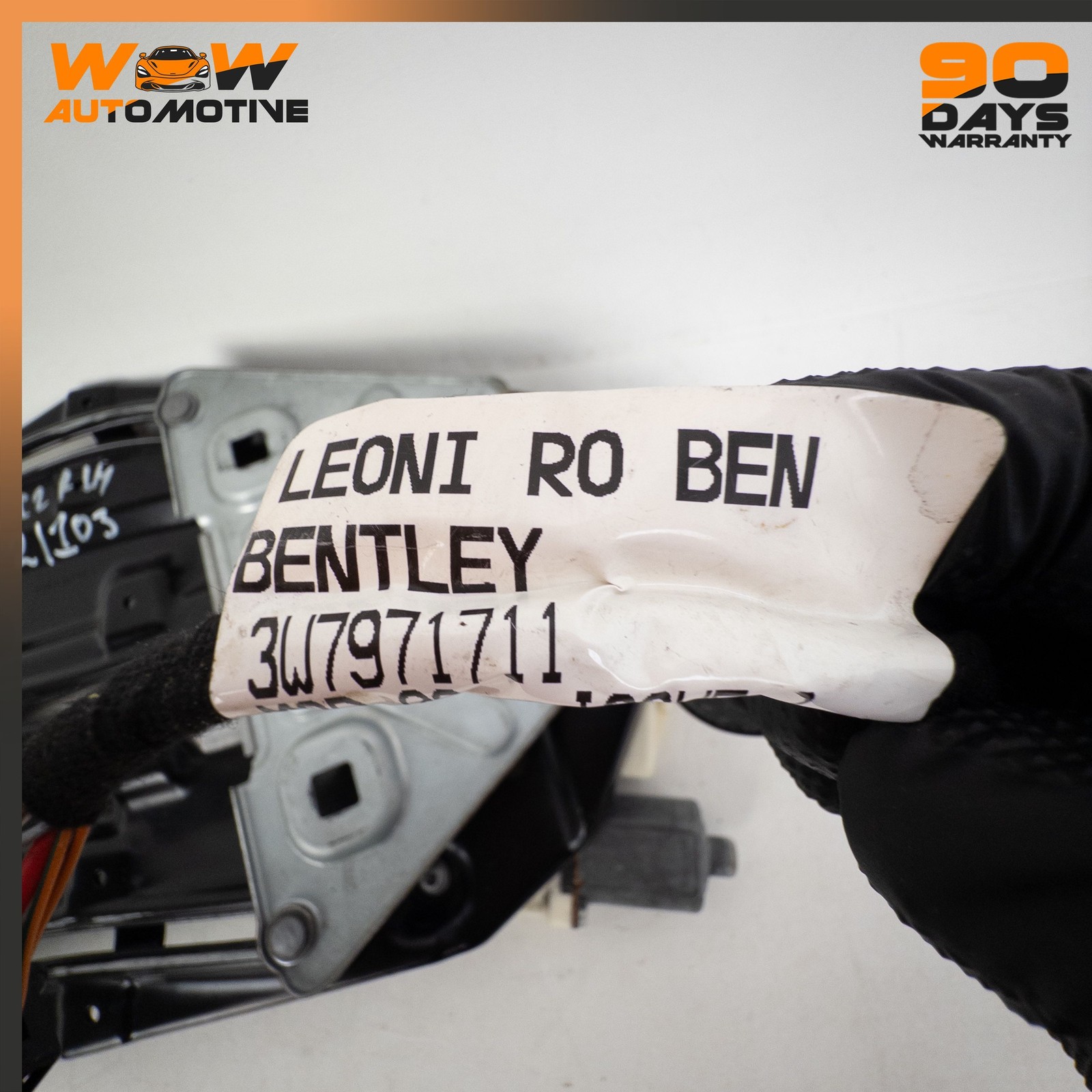 12-17 BENTLEY CONTINENTAL GTC REAR LEFT QUARTER WINDOW REGULATOR MOTOR OEM
