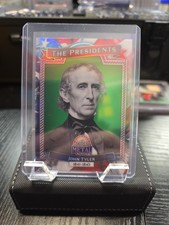 2026 Leaf Metal Presidents' Day Presidents Green Shimmer 6/6 John Tyler TP-10