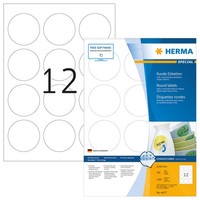 Herma Universal Etiketten Special Durchmesser 60 Mm Weiß 1.200 Etiketten
