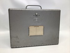 Brumberger 12 8mm Film Reel Storage Case Metal Home Movie Carry Box 1950s