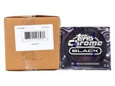 2025 TOPPS CHROME BLACK BASEBALL HOBBY 12-BOX CASE