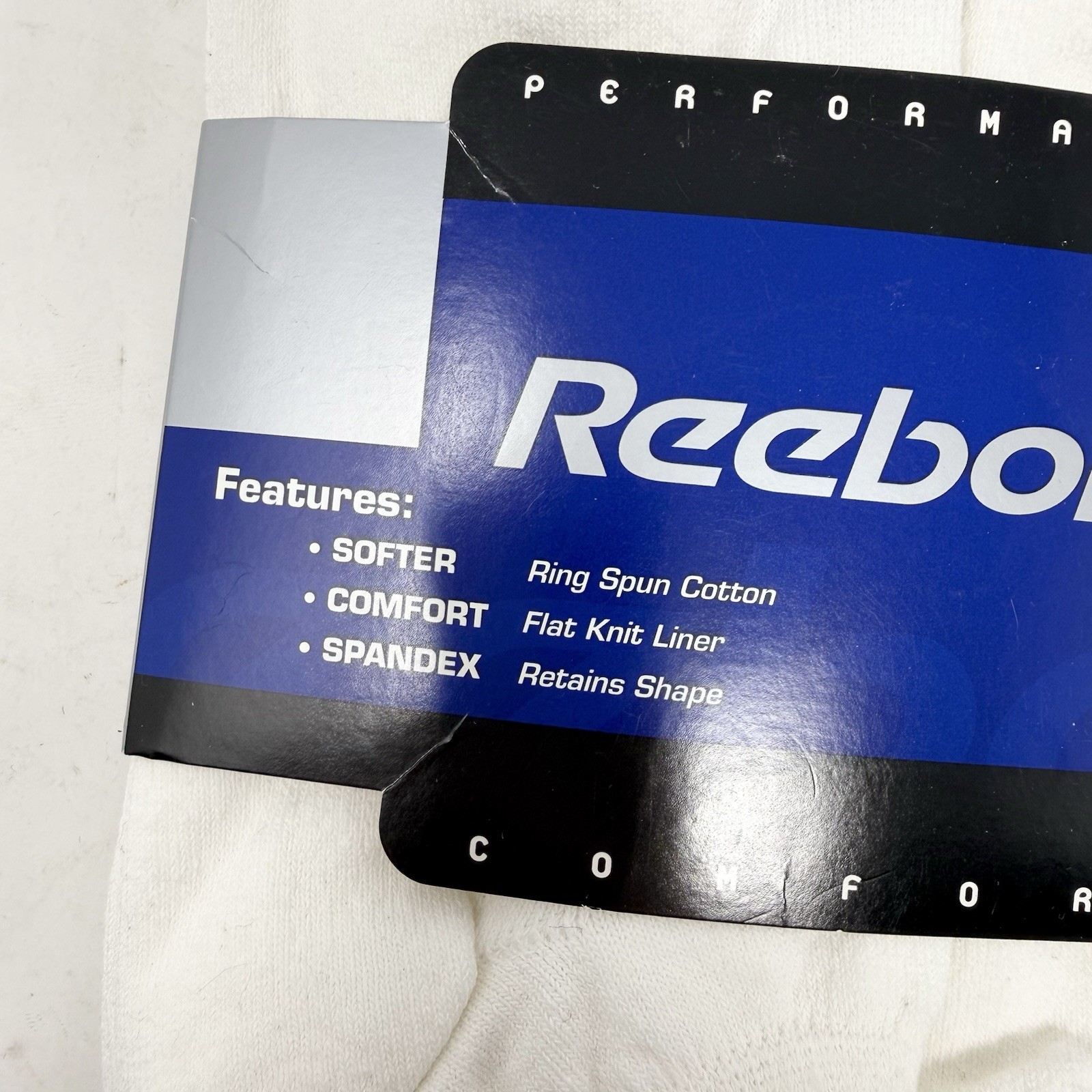 VTG Reebok Womens ankle socks USA Made Sz 5-10 NOS 2007 White 6 Pair Performance thumbnail 7