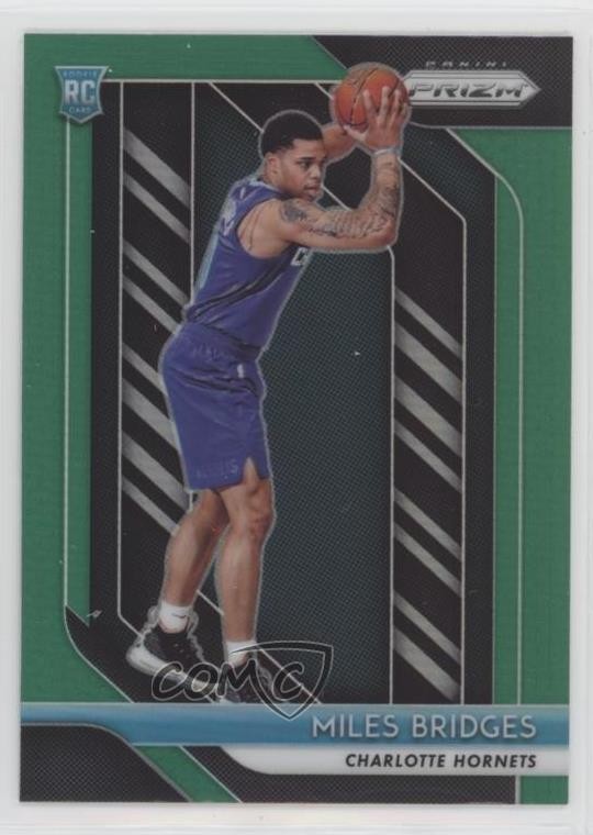 2018-19 Panini Prizm Green Prizm Miles Bridges #278 0y1d