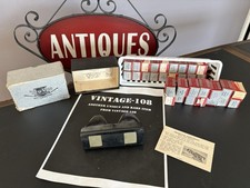 1940's Bakelite Tru-Vue Stereoscope Viewer, Box  30 National Park/Travel Films