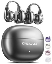 Clip-On Earbuds Gen 3, Open-Ear Wireless Bluetooth 6.0 Headphones with Mic, S...
