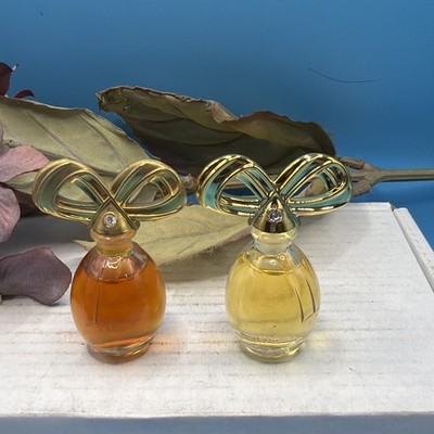LOT Of 2 Vintage White Diamonds Elizabeth Taylor Parfum Mini Perfume