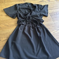 Pretty Little Things UK 10 Black Dress Used