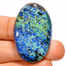 100% Natural Shattuckite Oval Shape Cabochon Gemstone 44 Ct. 36X23X7 mm GC-43101