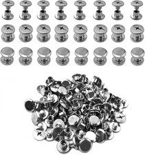 304 Stainless Steel Chicago Screws 100 Pcs 50 Sets Leather Rivets Screw Rivets