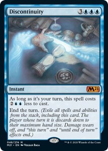Discontinuity #48 Core Set 2021 M21 Magic MTG Mythic Rare