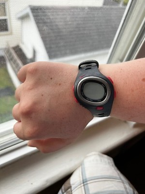 Nike Triax G5 Digital Sports Watch Black and Red Water Resistant