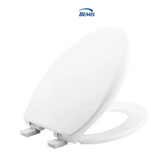 Bemis 1200E4 000 Affinity Elongated Toilet Seat Slow Soft Close Plastic White