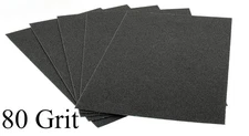 20Pack 9" x 5.5" Silicon Sandpaper 80 Grit, Wet & Dry Sanding Sheets 140*230mm