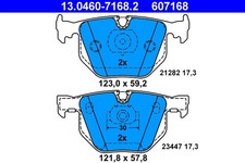ATE Bremsbelagsatz Scheibenbremse 13.0460-7168.2 f�r BMW E67 E65 E66 7er 730 735