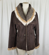 Regent Park Rabbit Fur Faux Suede Patchwork P...