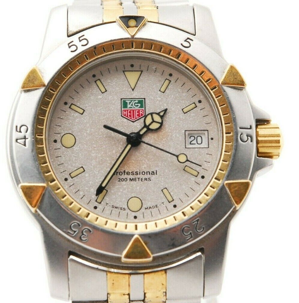 TAG HEUER Professional 955.713G-2, Boy's size Diver Watch, Case 36mm/1.42 in.