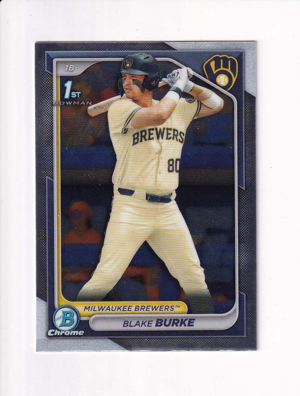2024 Bowman CHROME DRAFT 1st BOWMAN ROOKIE RC BLAKE BURKE (#2)