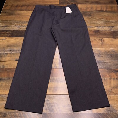 Banana Republic Dress Pants Mens 33x30 Gray Wool Flat Front 2008 New