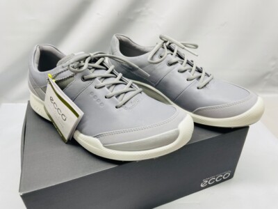 ECCO Biom Hybrid 1 Golf Shoe Leather White/Grey Women's 10-10.5 EU Size 41 - NEW