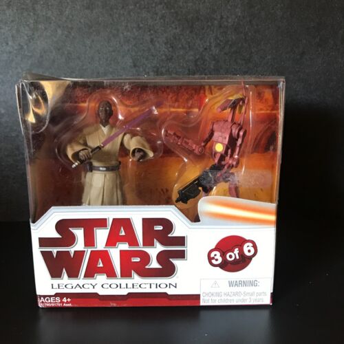 Star Wars TLC Geonosis Arena Showdown Mace Windu Battle Droid Commander 3 of 6 - Picture 2 of 10