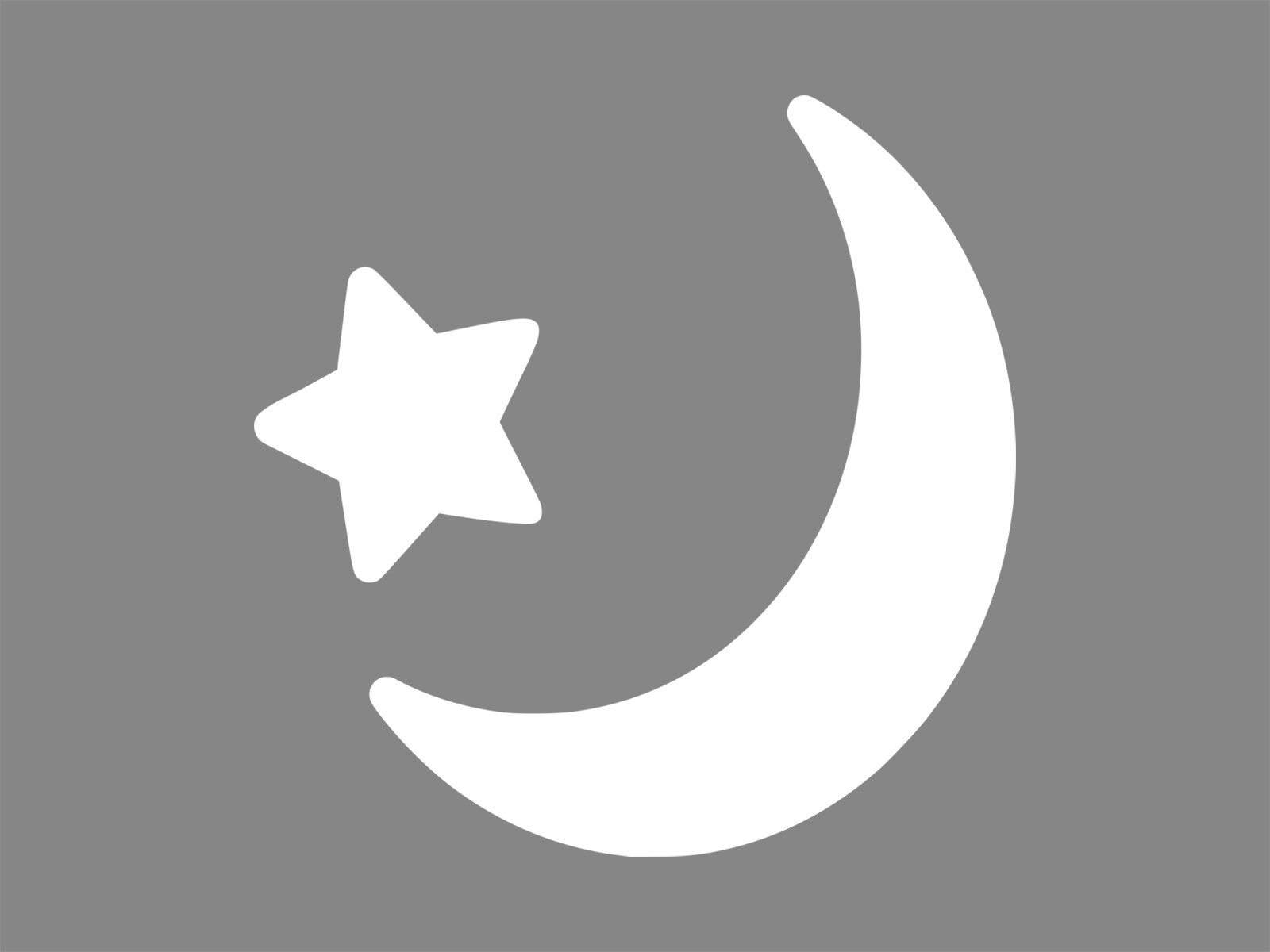 CRESCENT MOON with Star Sticker Vinyl Decal Outdoor Waterproof Night Sky