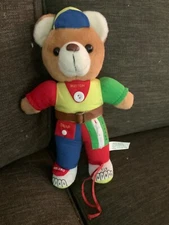 GET DRESSED Instructional TEDDY BEAR Buckle Snap Zipper Sensory Plush Stuffed