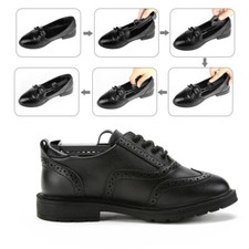 2 Pairs Men Adjustable Shoe Tree Stretcher Boot Holder Black Shoe Stand