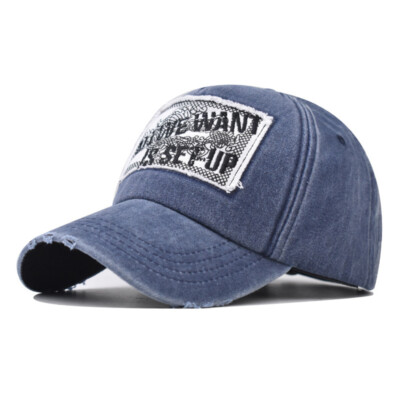 Unisex Vintage Washed Trucker Hat - Adjustable Snapback Baseball Cap With Mesh Back, For Men & Women - View #8