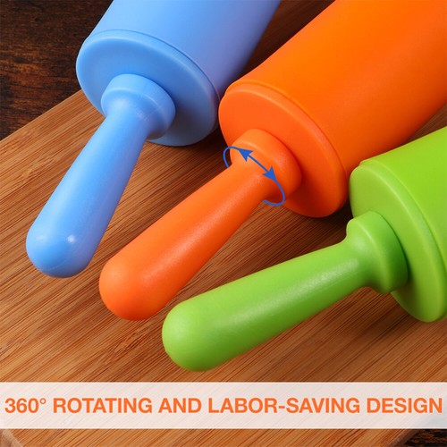 Kit Attrezzi per Impasto Artigianato Plastica Rolling Pin Bambini Artigianato - Foto 3 di 12