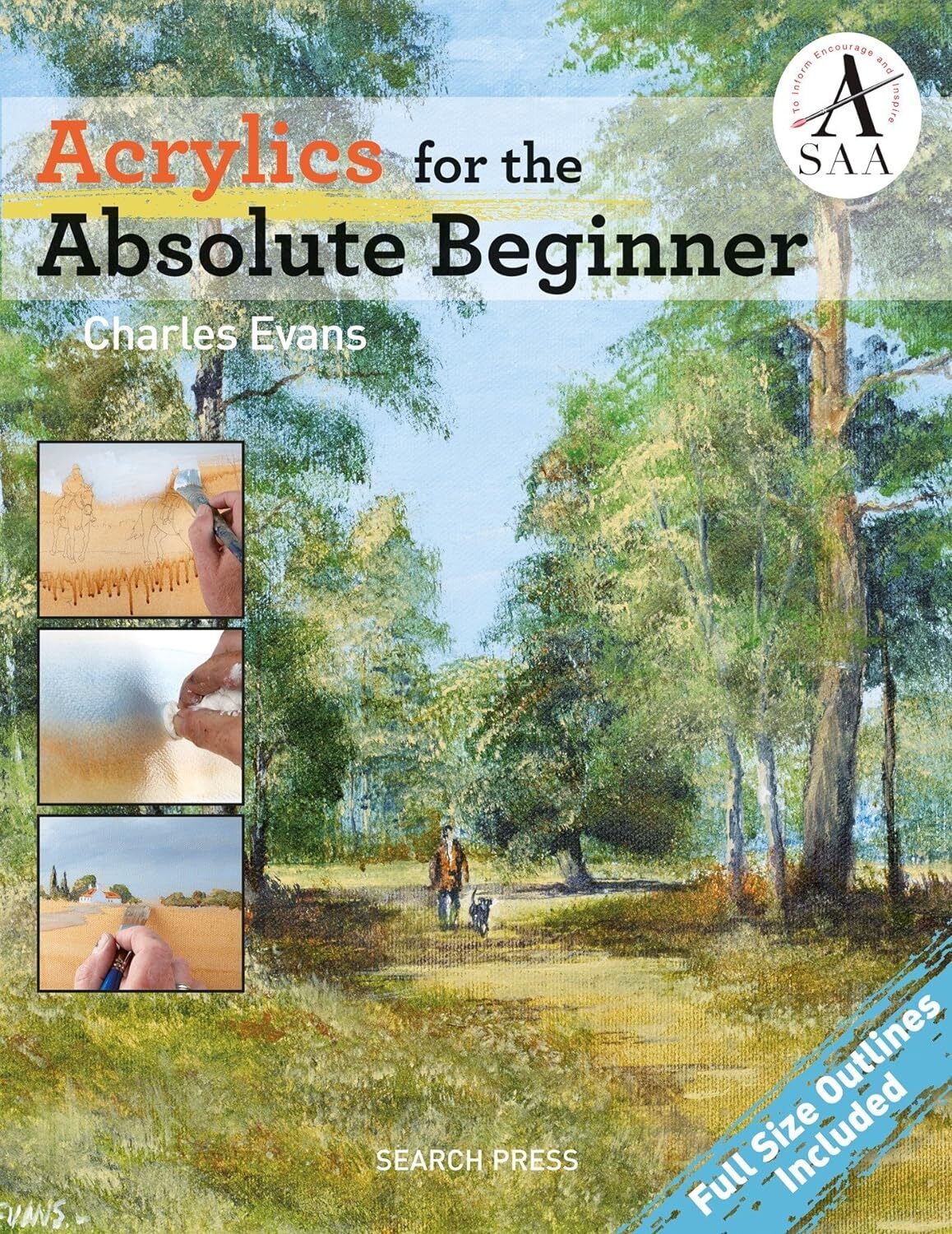 9781782213987 Acrylics for the Absolute Beginner - Charles Evans