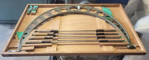 Mitutoyo 24"-28" No. 104-155 Outside Micrometer w/Anvils & Standard Set
