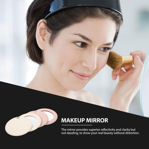 2 Pcs Beleuchtetes Make-up Tragbarer Schminkspiegel Mit Licht Lupe - Bild 8 von 12