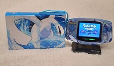 Nintendo Game Boy Advance Lugia Pokemon En Caja USB-C M2 IPS Pantalla Retroiluminada