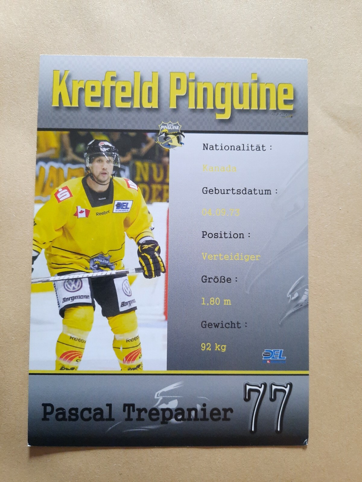 Pascal Trepanier Krefeld Pinguine EBay pascal-trepanier-krefeld-pinguine-ebay
