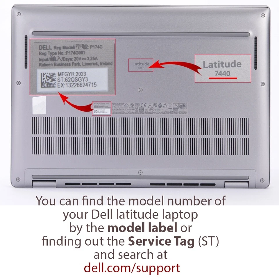 NEW mCover® Hard Case for 2023 2024 14" Dell Latitude 7440 7450 2-in-1 laptop PC - Image 3 of 4