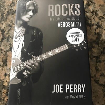 Rocks : My Life in and Out of Aerosmith by Joe Perry (2014, Hardcover) Signed 