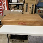 Vintage Rare Coca Cola Wooden Floor Display Base Grocery Store Garage Mancave