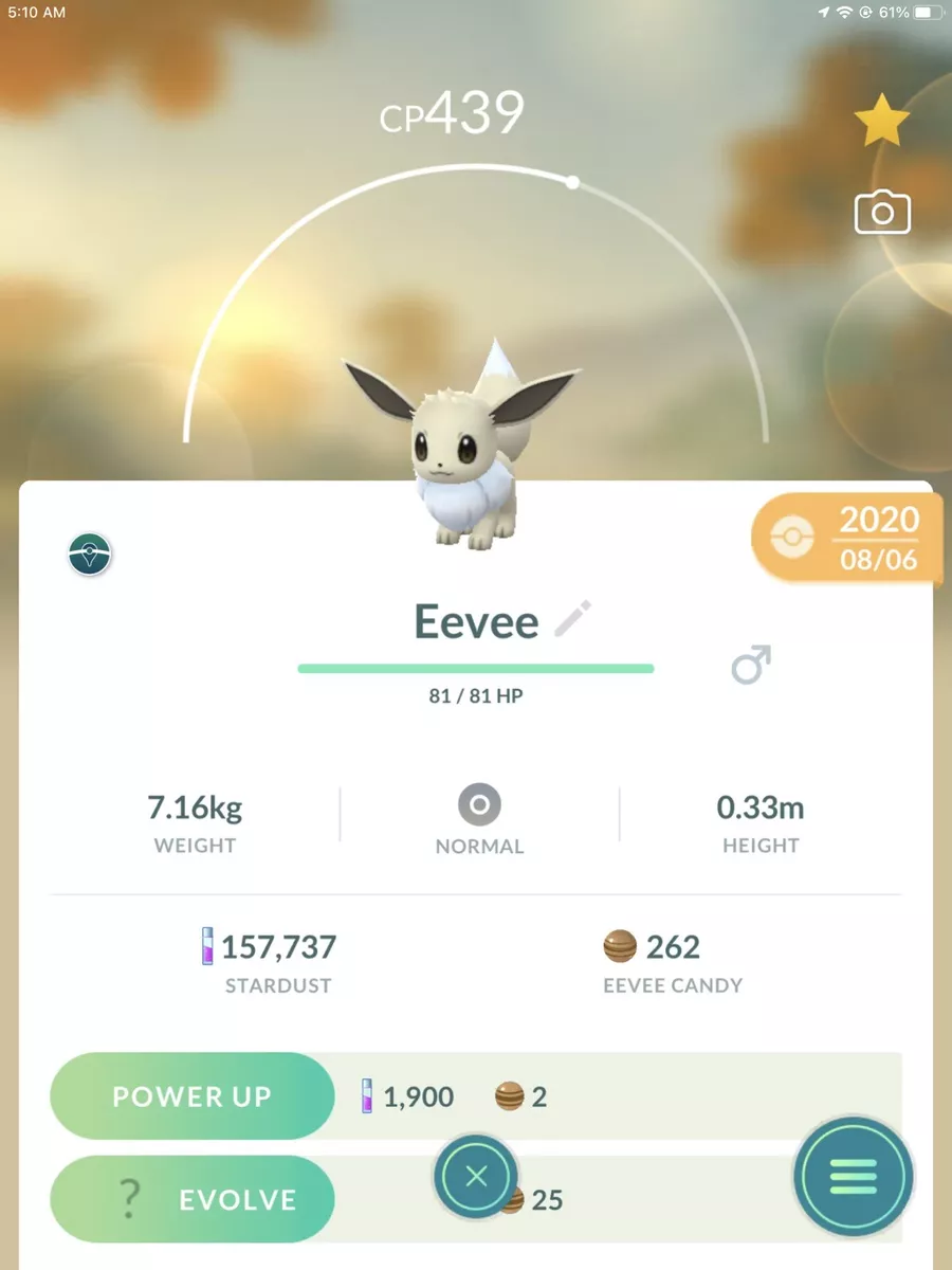 Pokémon GO - Shiny Eevee & Evolutions | 30-Day or registered trade