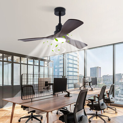42'' Flush Mount Indoor Ceiling Fan Light with Remote Control &  AAA Batteries.