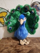 FAO Toys R Us Peacock Bird Plush 13" Stuffed Toy