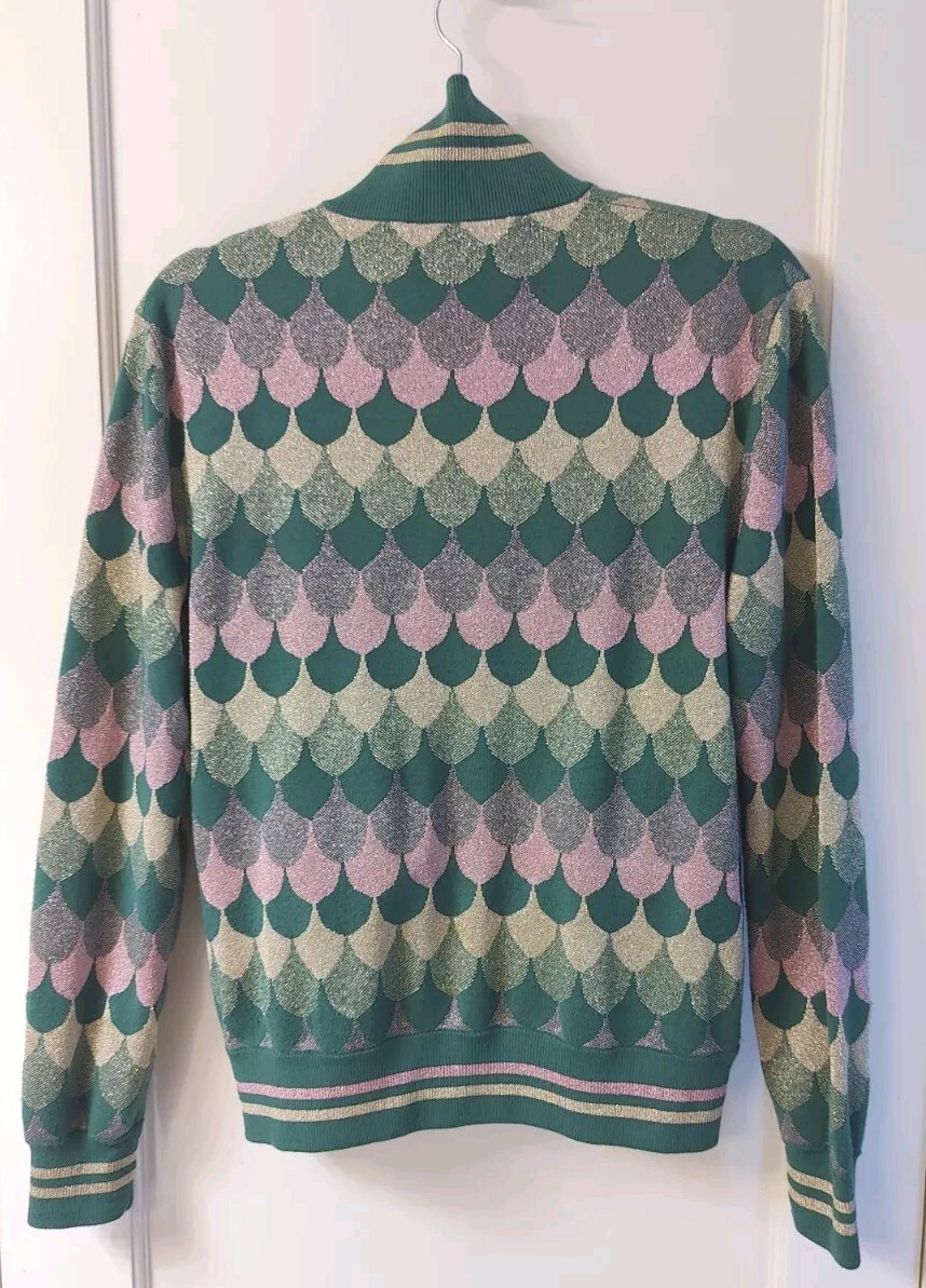 AUTHENTIC Gorgeous Gucci Track Jacket/Sweater des… - image 3