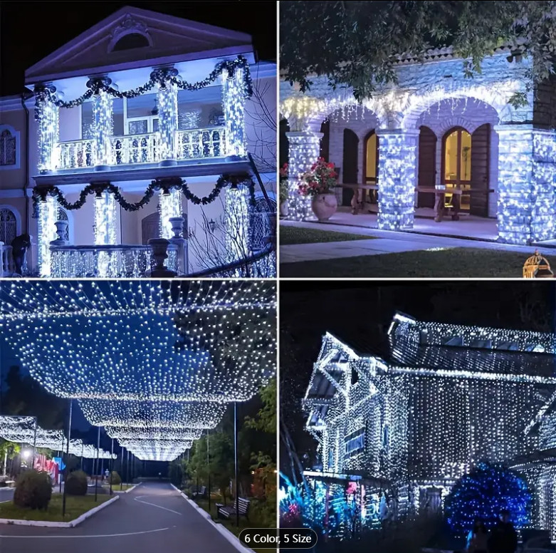 Outdoor Solar String Lights Fairy Garden Decorations Home Party Lamp 100-300LED