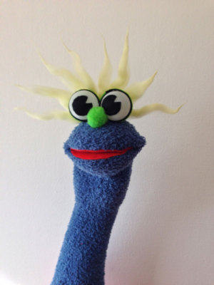 hand puppet with moving mouth