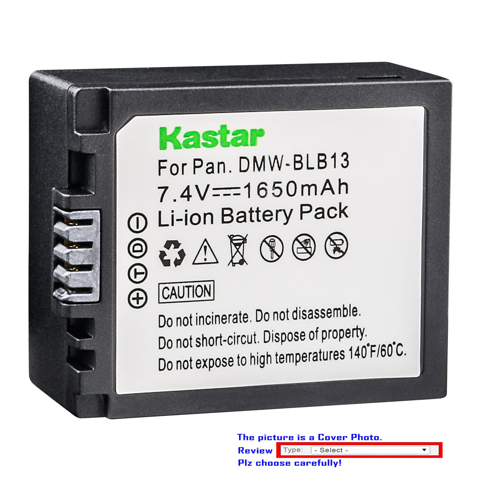 Kastar Replacement Battery for Panasonic DMWBLB13E DMWBLB13GK DMWBLB13PP eBay